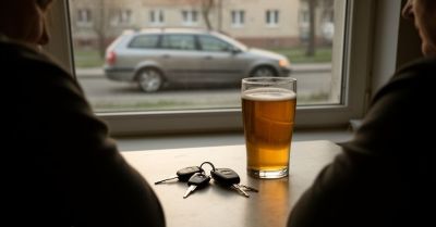 74-latek kierował samochodem po alkoholu